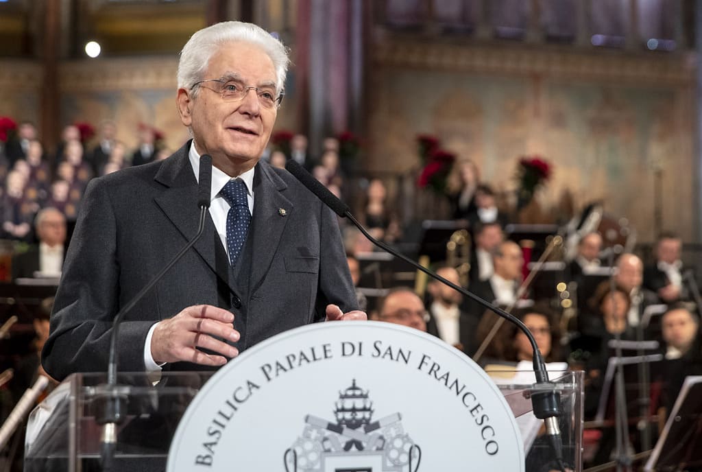 L'intervento del Presidente della Repubblica in occasione della cerimonia di consegna della Lampada della Pace