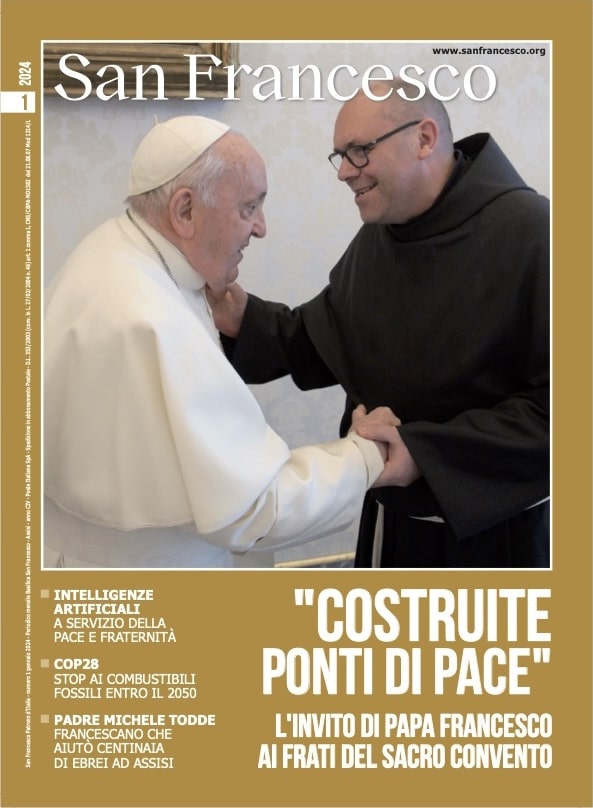 Copertina rivista San Francesco - Gennaio 2024
