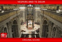 Papa Leone XIV – Maria santissima Madre di Dio – Primi Vespri e Te Deum in ringraziamento per l’anno trascorso 2025