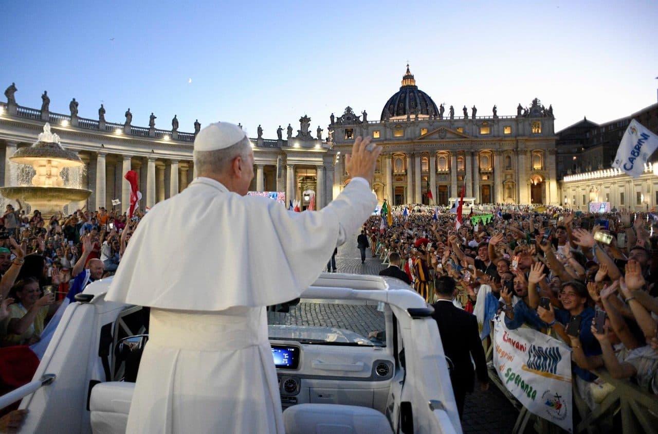 papa leone i piazza san pietro