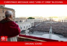 Papa Leone XIV – Natale del Signore 2025 – Benedizione «Urbi et Orbi» (video e audio mp3)