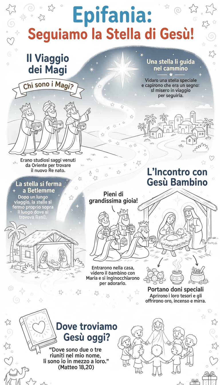 Epifania: seguiamo la stella di Gesù
