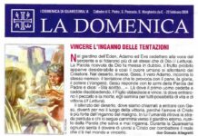 Commento al Vangelo dal foglietto “La Domenica” del 22 febbraio 2026 VINCERE L'INGANNO DELLE TENTAZIONI