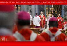 Papa Francesco – Omelia e Angelus del 29 Giugno 2026 – Solennità dei santi Pietro e Paolo, apostoli Papa Francesco - Omelia e Angelus del 29 Giugno 2026 - Solennità dei santi Pietro e Paolo, apostoli