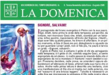 Commento al Vangelo dal foglietto “La Domenica” del 9 agosto 2026 Commento al Vangelo dal foglietto "La Domenica" del 9 agosto 2026