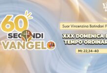 Suor Vincenzina Botindari – Commento al Vangelo del 25 ottobre 2026 Suor Vincenzina Botindari - Commento al Vangelo del 25 ottobre 2026
