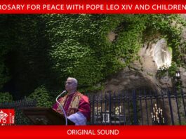 Papa Leone XVI – Rosario con i bambini Papa Leone XVI - Rosario con i bambini